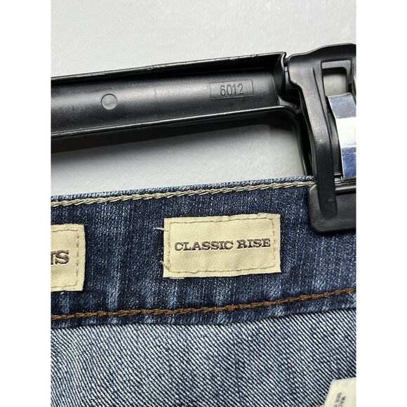 Nine West Vintage America Jeans Womens 8 Boho Crop Mid Rise Denim Medium Wash - Picture 6 of 8